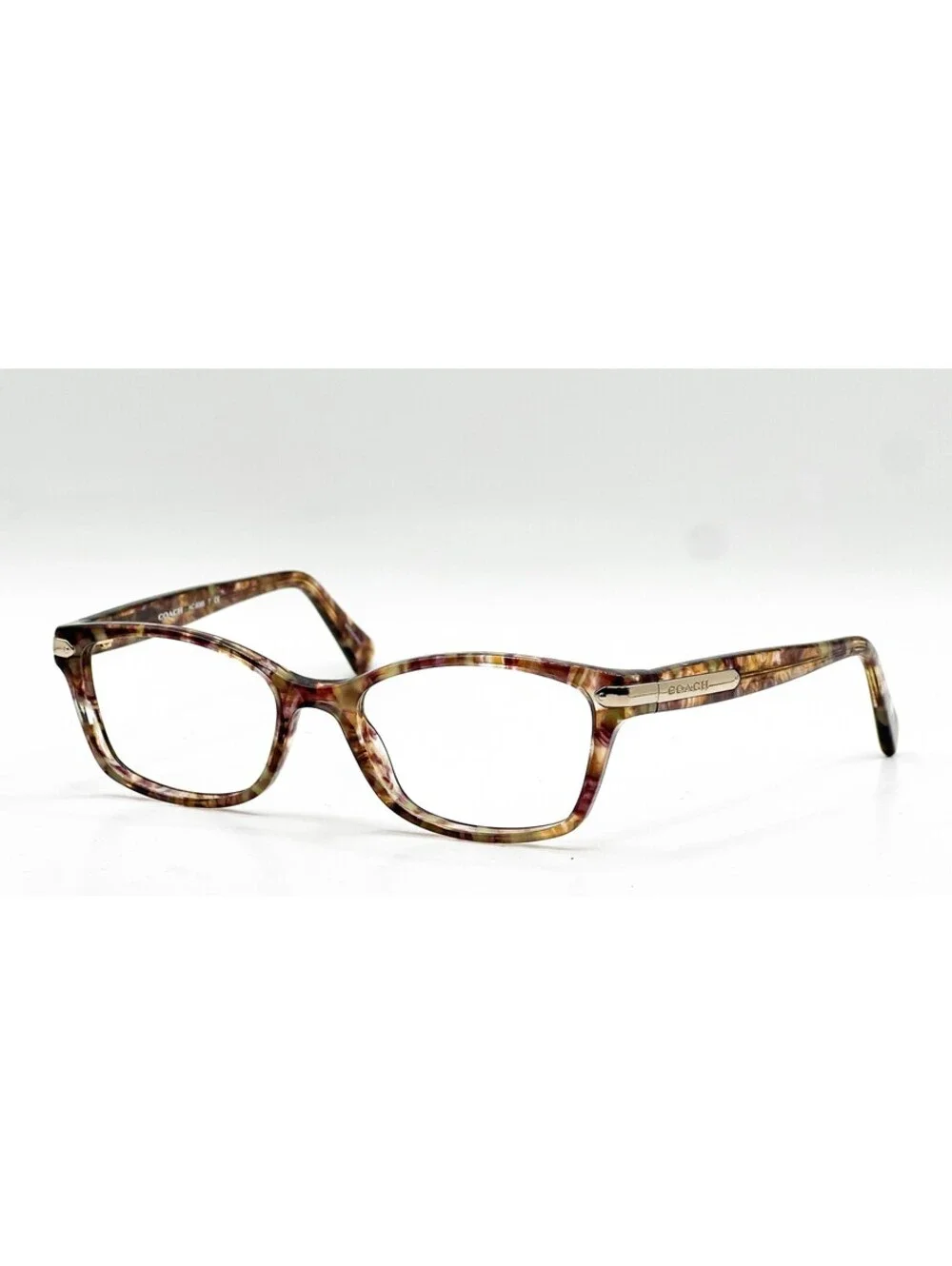 Coach HC 6065 5287 Light Brown Confetti Tortoise Authentic Eyeglass Frames 5